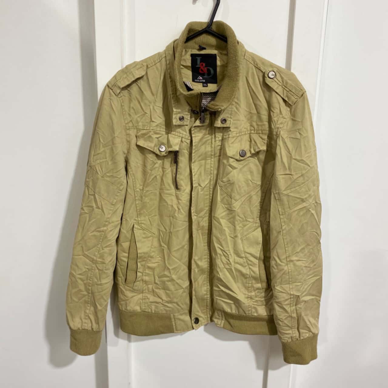Oversized 2000'S Carhartt Traditional Padded Duck Work Jacket, Men's Size XXXL cotton navy blue type Vintage Second Hand