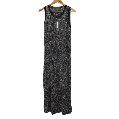 Sussan Womens  Size 10 Maxi Dress Black  / White BNWT$129