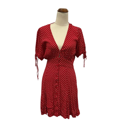 Rue Stiic Womens  Size S Casual Dress Pattern / Red 