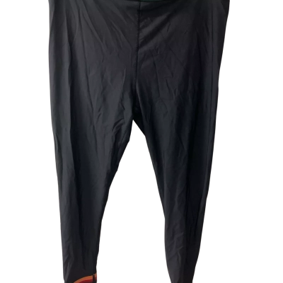 The Upside Womens  Size XL Tracksuit Pants Black  / Multicoloured / Striped 