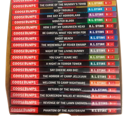 Goosebumps book set. 