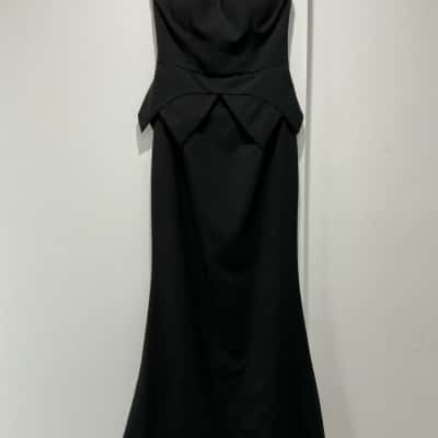 Seduce Womens  Size 10 Off The Shoulder Dress / Strapless Dress Black  