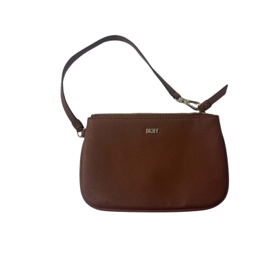 DKNY Womens Wristlet Brown 