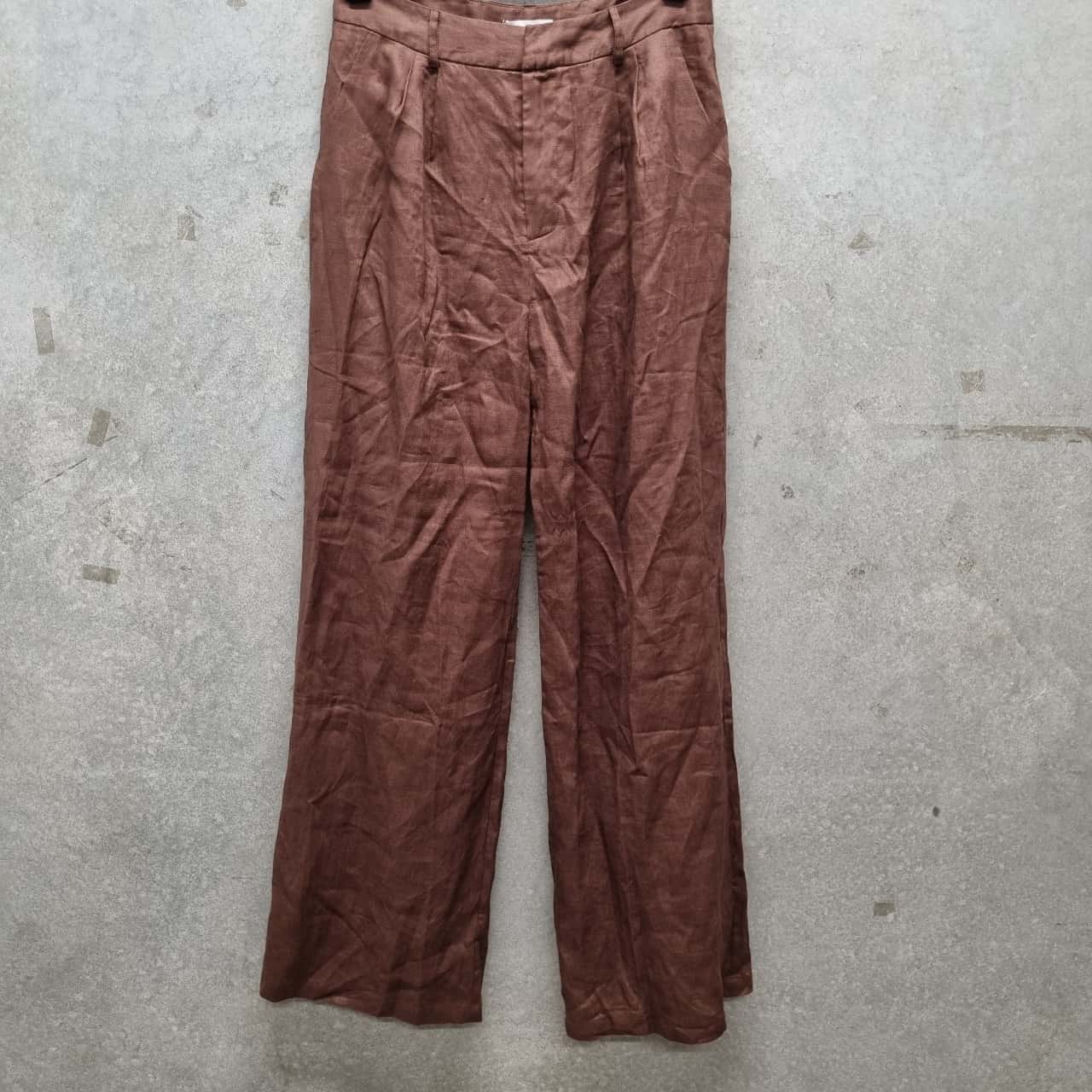Dissh Womens Flared / Wide Leg brown pants(s)