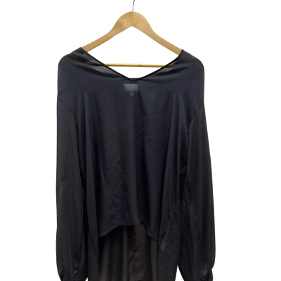 Witchery Womens  Size 14 Black Top