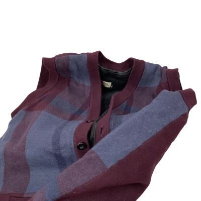  Tarramarra by Ever Australia Men's Size XL Plaid Knitted Wool Vest