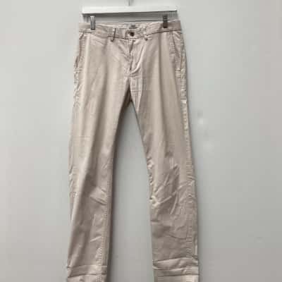 Ben Sherman Mens Chinno Cream Size 32