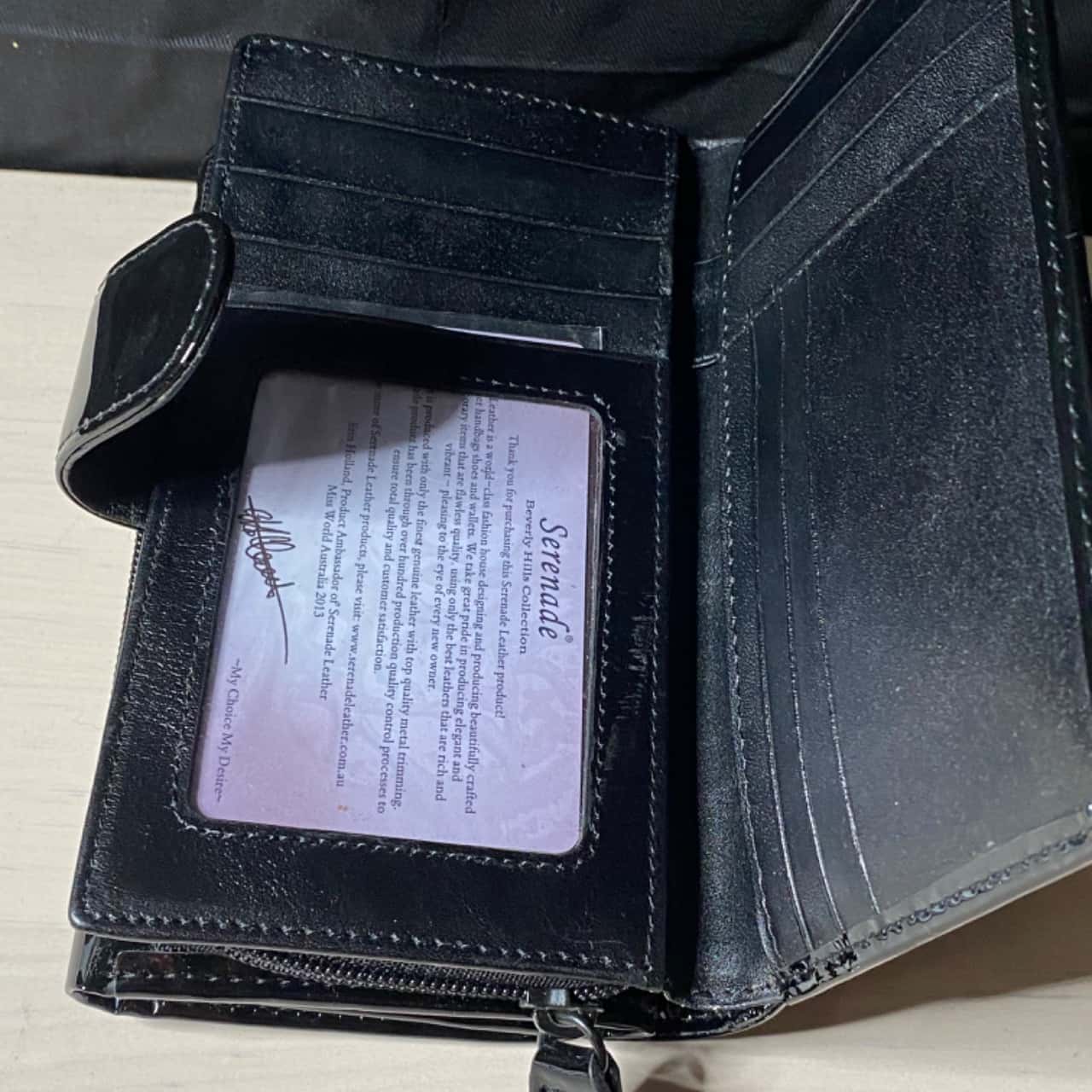 Serenade Beverly Hills Co Leather Wallet (s)