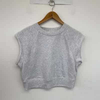 Calvin Klein Performance Grey Short SLeeve Top Size S 
