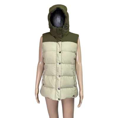Macpac Womens olive green puffer vest  size 12 vest 