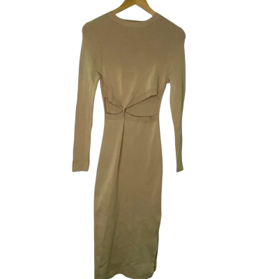 Meshki Womens  Size L Midi Dress Brown 