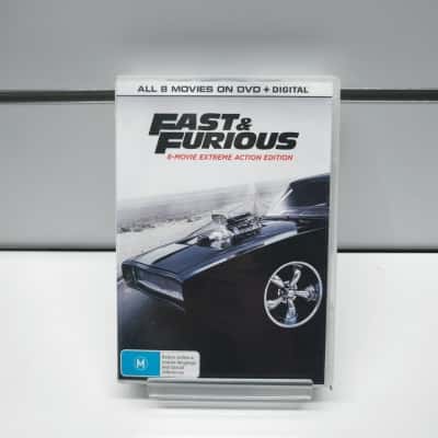 Fast & Furious 8-Movie Extreme Action Edition DVD Box Set