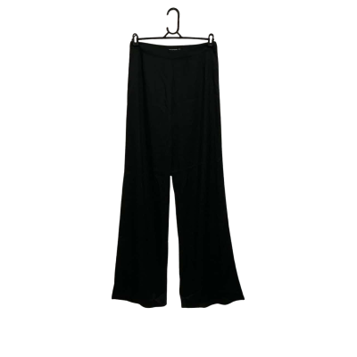 Pretty Little Thing Womens  Size 12 Wide Leg Pants Black  