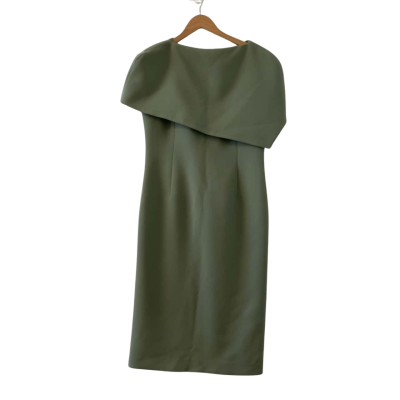 CARLA ZAMPATTI Women's Size 12/US10 Crepe Asymmetrical Midi Dress (**Brand New with Tag** RRP $899 David Jones)