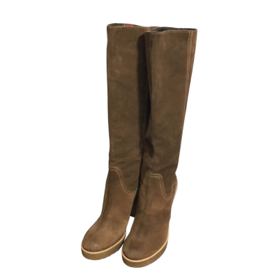  Womens  Size 39.5 Suede Boots (Made in Italy) 