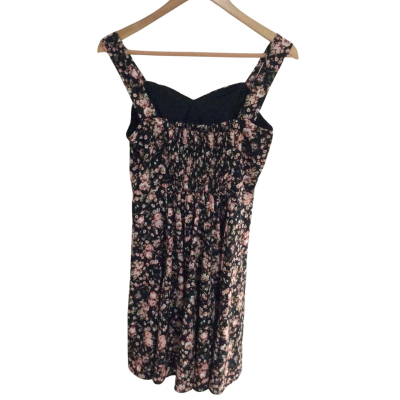 Vero Moda Womens  Size XS Floral Dress Black  / Pink  
