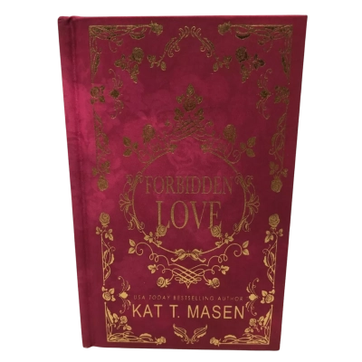 Forbidden Love Kat T. Masen Signed Hardback Sprayed Edge