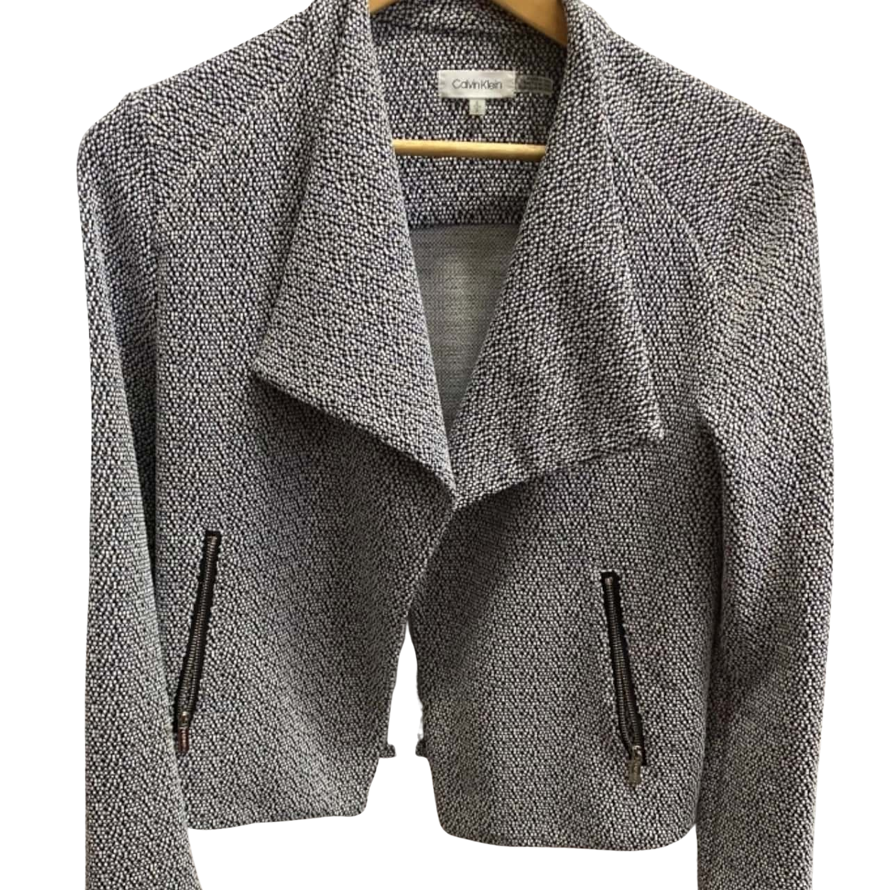 Calvin Klein Womens Size S Open Jacket Pattern