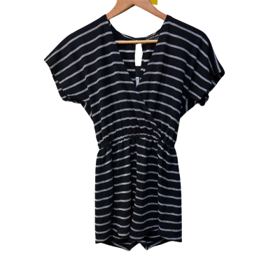 BNWT The Fifth Label Size XS Playsuit Navy Blue / White Striped 