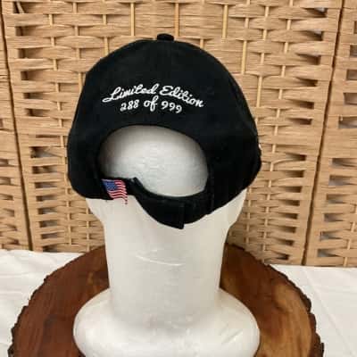 Men’s Limited Edition Nascar Hat Cap Strap Back Black Yellow Sprint Cup Racing Team Race Car Collectable 