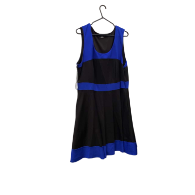 Women’s City Chic   Size 22 / XL Midi Dress Black  / Blue 