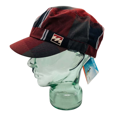 BNWT Billabong Mens  Size M / S Black  / Maroon Cap RRP  $25.95