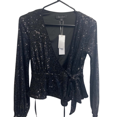 Forever New Womens  Size XXS Blouse Black  