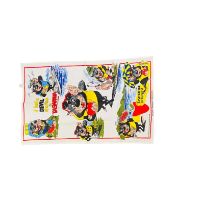 Quirky Tasmanian Devil Tea Towel
