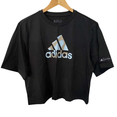 Adidas Womens Size M Black T-shirt 