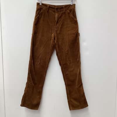 Carhartt Mens  Size W28, L32 Brown corduroy Jeans 