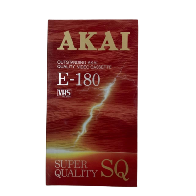 Akai E-180 VHS Video Cassette 