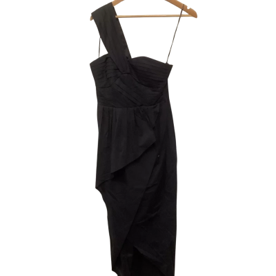 Country Road Womens  Size 8 Maxi Dress Black  L 