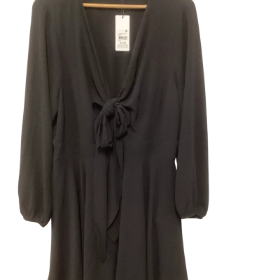 City Chic Womens  Size 18 Long Sleeve Dress Black  