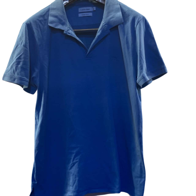 Calvin Klein Mens  Size L Checked Shirt Blue 