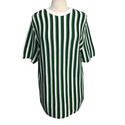 Asos Design Mens  Size M Striped Knit Shirt 