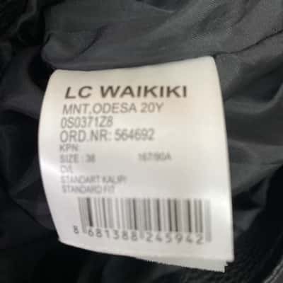LCW Casual Womens  Size 38 Biker Jacket Black  