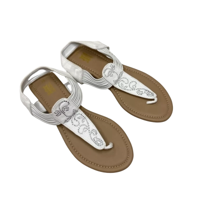 Rivers Thong Sandals White Size 38