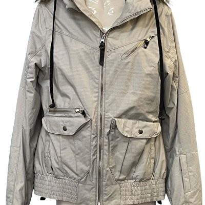 Rusty Mens  Size M Hood Jacket / Winter Jacket Grey 