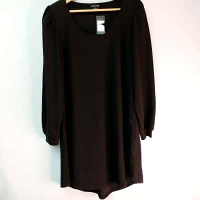 City Chic Womens  Size M Casual Dress Black  
