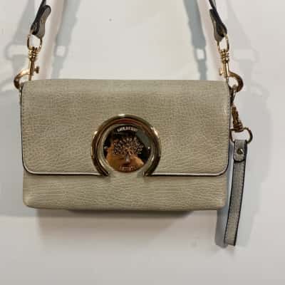 Mulberry Womens Clutch / Cross Body Bag Tan Brown Pebble