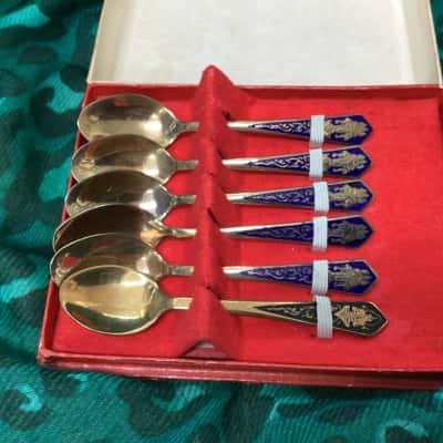 Thai Brass Teaspoon Set