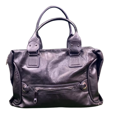 Mimco Leather Bucket Bag Black  