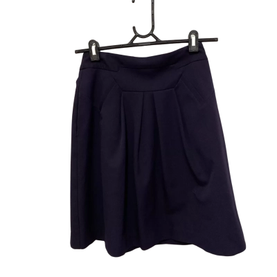 Cue Women's  Size 6 Skirt Dark Blue 