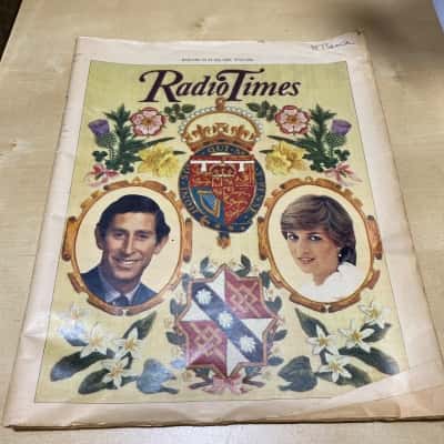 Radio Tomes July 1981 Charles And Diana