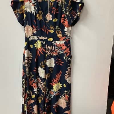  Womens  Size 14 Multicoloured All in one pants suit B