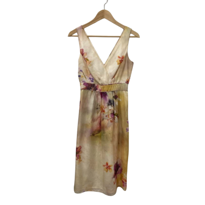 Jacqui-E Womens  Size 8 Sleeveless Dress  Multicoloured 