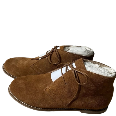 Walnut Melbourne Suede Ankle Lace Up Shoes Size 42