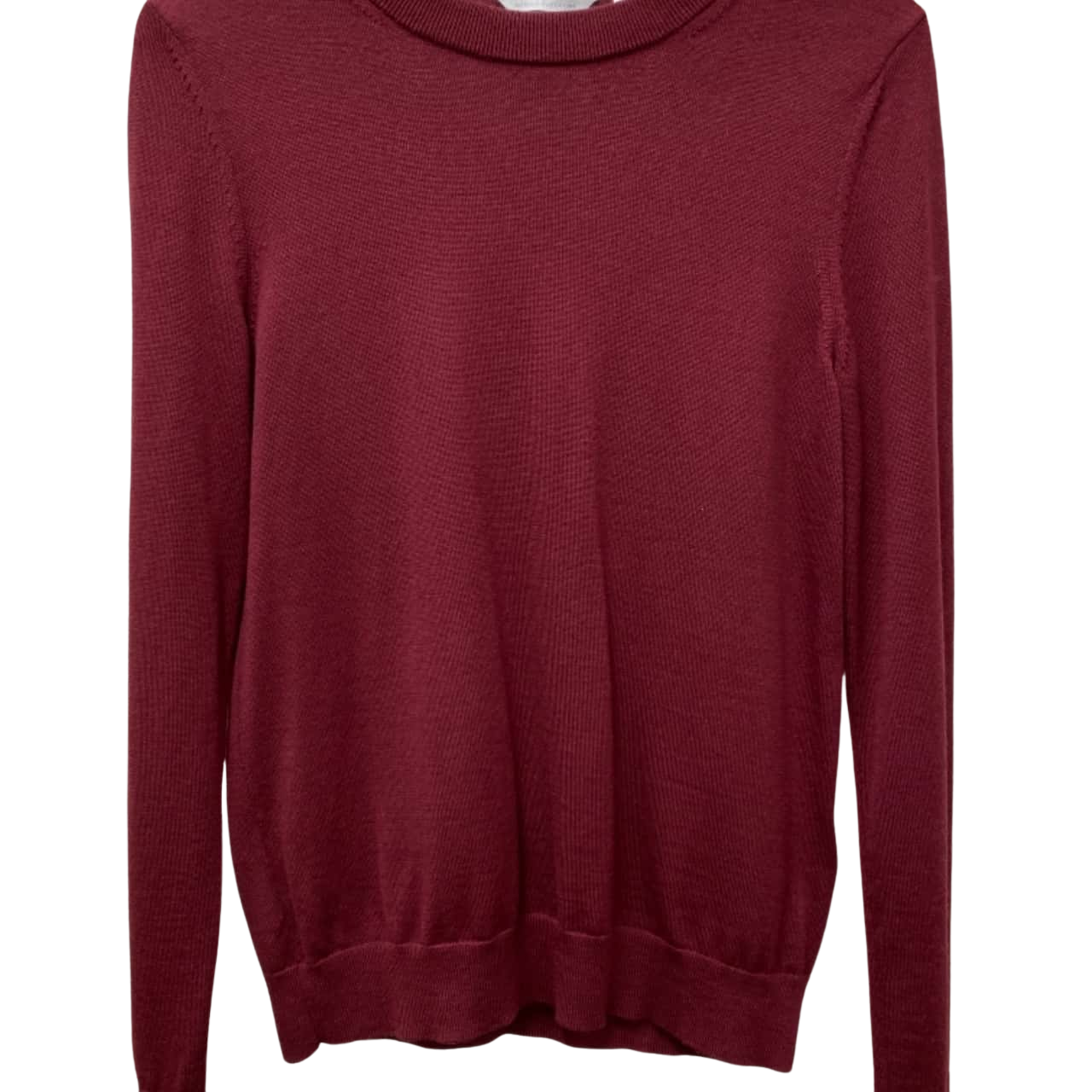 hugo boss burgundy jumper