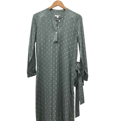 Trenery Womens  Size 8 Long Sleeve Dress Green 