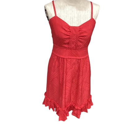 Marc Jacobs Womens  Size 4 Shoestring Strap Dress Red 
